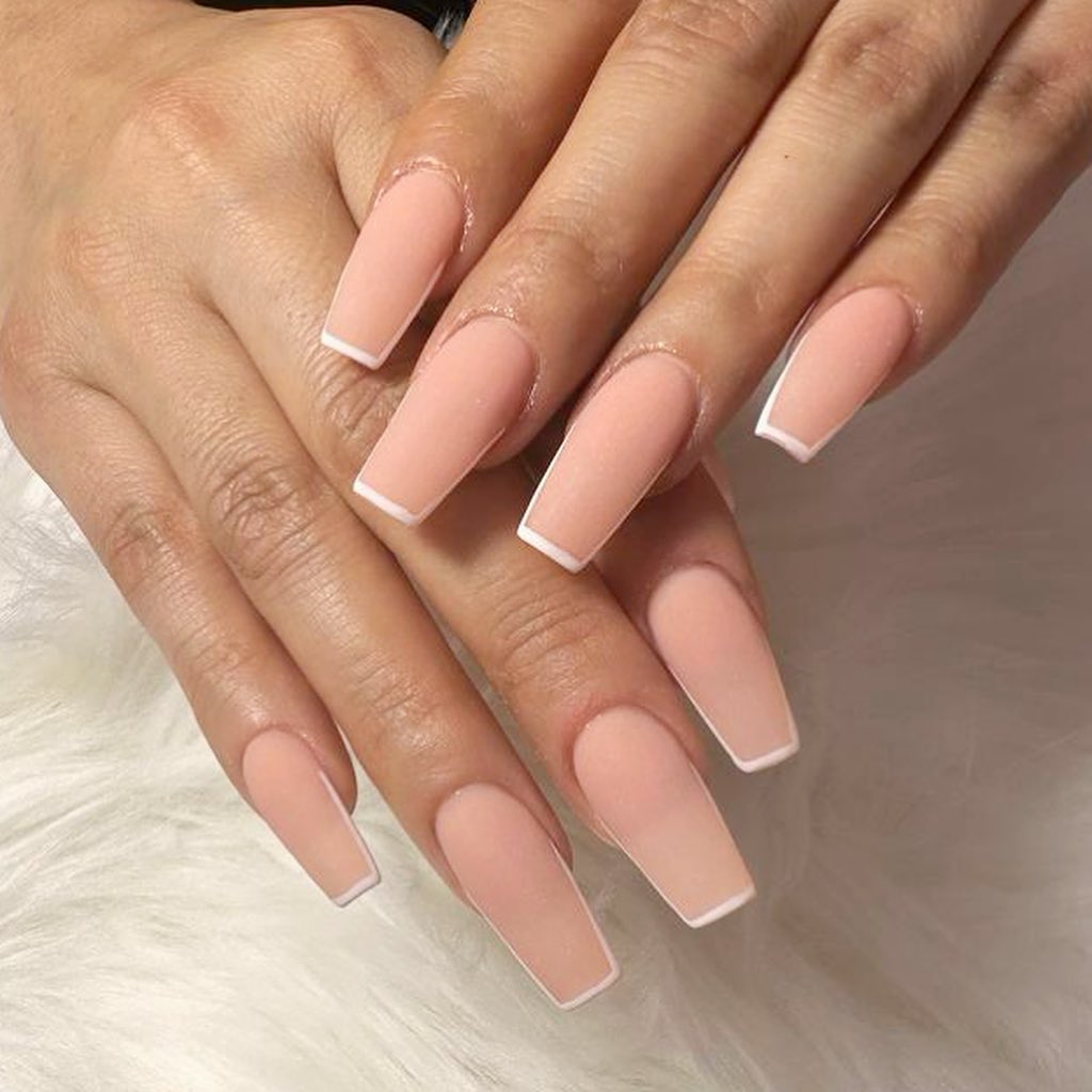 50 Latest Nude Nail Designs To Try In 2024 19 Matte Nude Nails