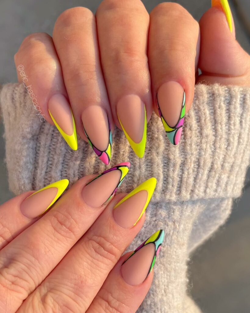 30 Latest Matte Nail Ideas To Try In 2024! 44 Matte Pastel Color Blocks