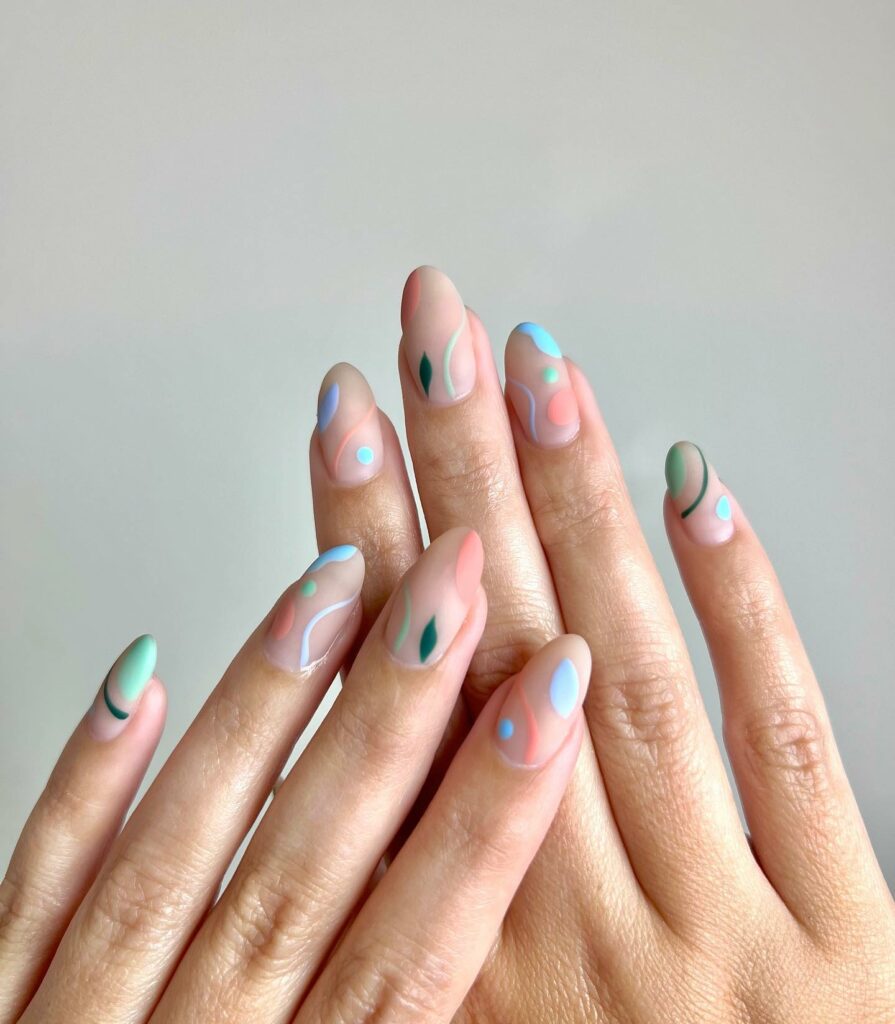 30 Latest Matte Nail Ideas To Try In 2024! 42 Matte Splatter Paint Nails