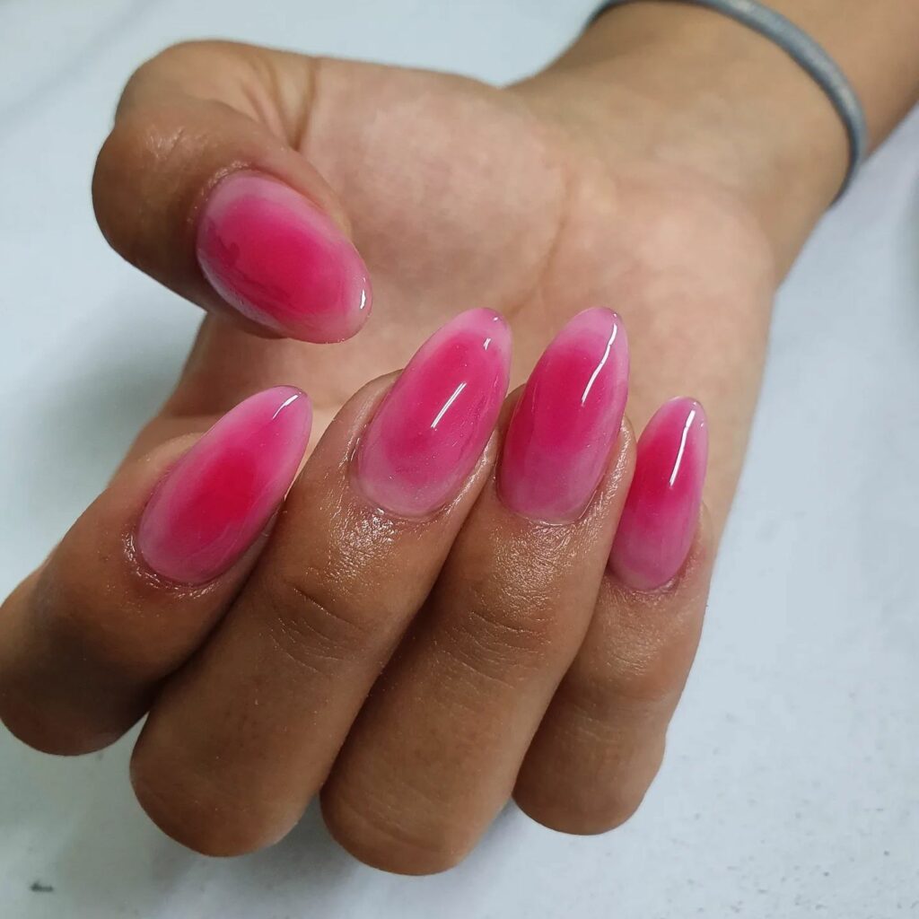 Feel Elegant with 20 Blush Nail Designs for 2024 22 Matte blush nails
