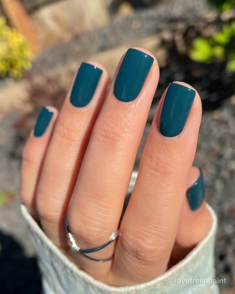 37 Latest Teal Nail Designs To Try In 2024! 26 Matte Teal Nails