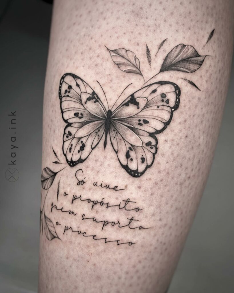 11+ Butterfly Thigh Tattoo Ideas That Will Blow Your Mind! 13 Meaningful Black Butterfly Tattoo