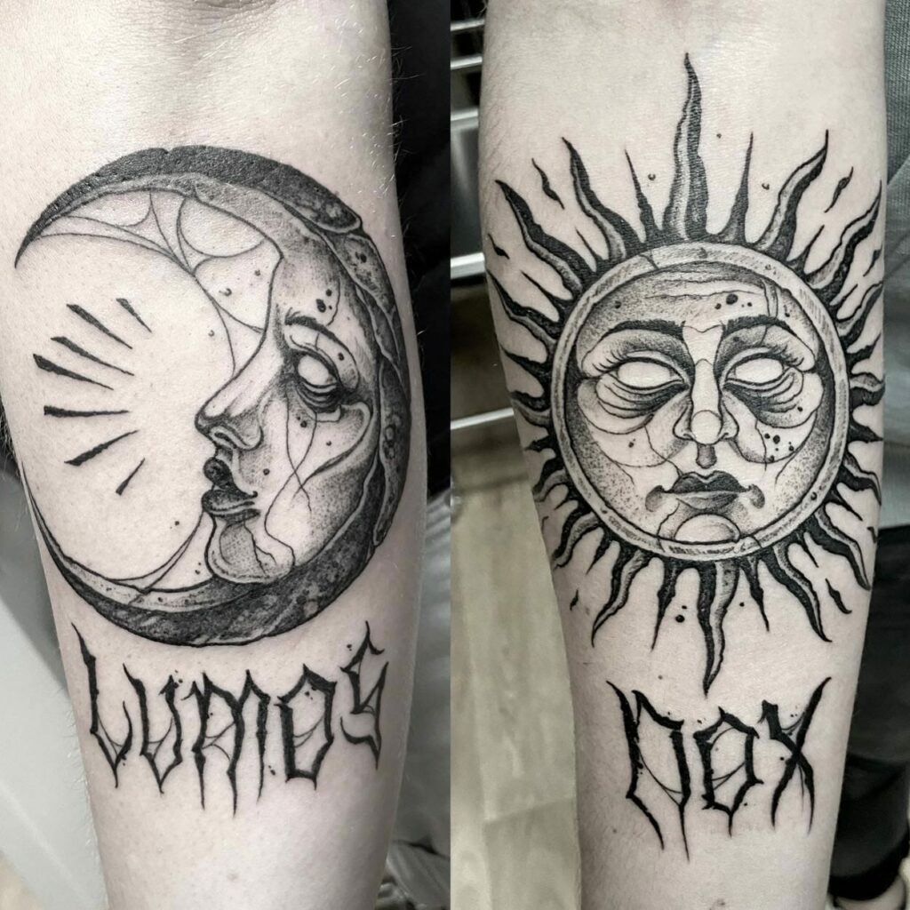 11+ Meaningful Moon And Stars Tattoo Ideas That Will Blow Your Mind! 10 Meaningful Moon And Stars Tattoo