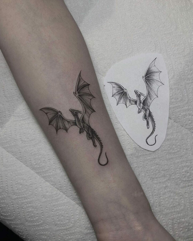 11+ Medieval Dragons Tattoo Ideas That Will Blow Your Mind! 10 Medieval Dragons Tattoo