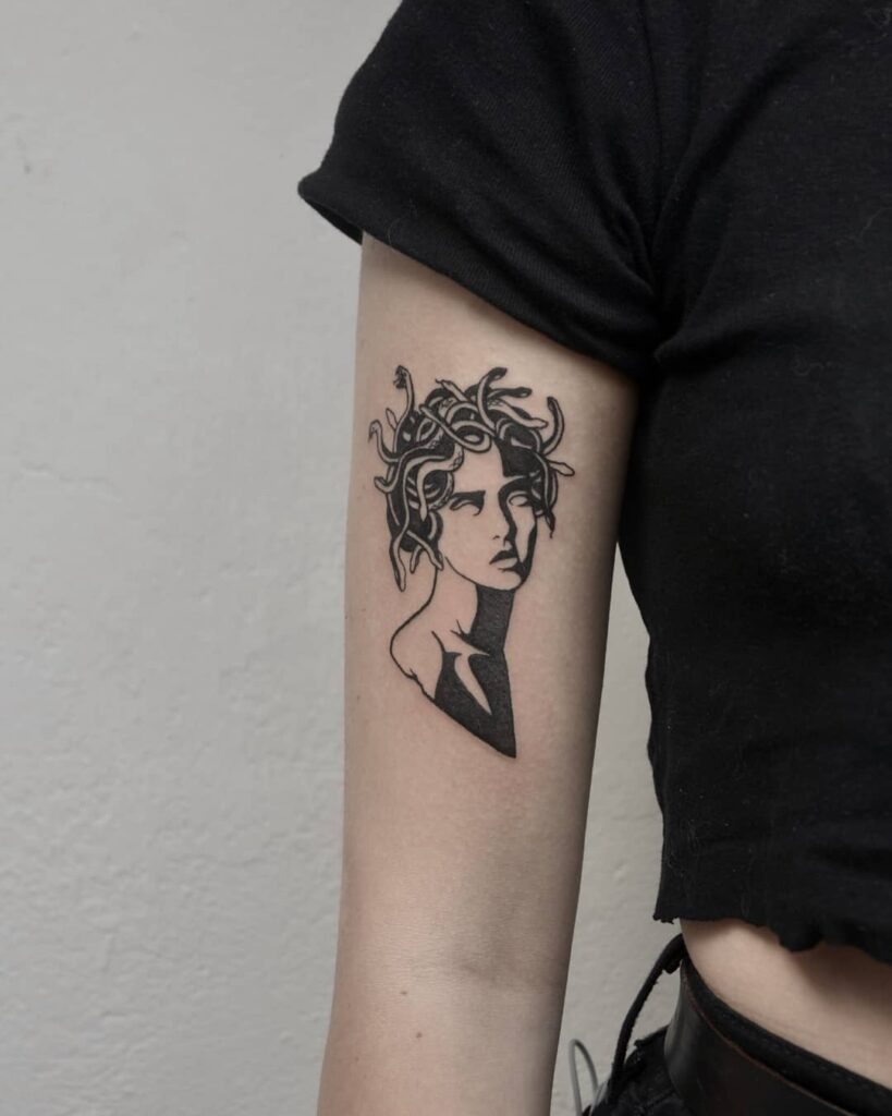10+ Greek Statue Tattoo Ideas That Will Blow Your Mind! 13 Medusa Statue Tattoo