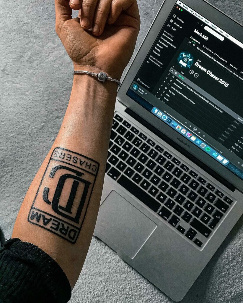 11+ Dream Chaser Tattoo Ideas That Will Blow Your Mind! 18 Meek Mill Dream Chaser Tattoo