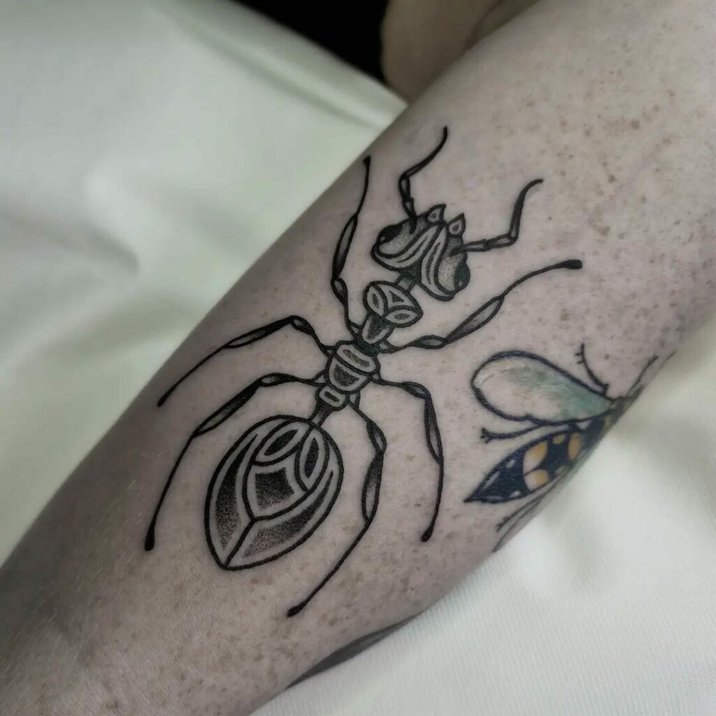 11+ Tattoo Ant Ideas That Will Blow Your Mind! 16 Mega Ant Tattoo