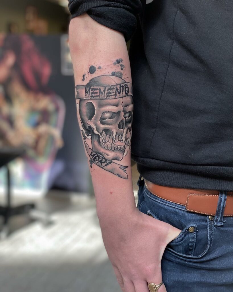 11+ Skull Drawing Tattoo Ideas That Will Blow Your Mind! 12 Memento Mori Skull Tattoo
