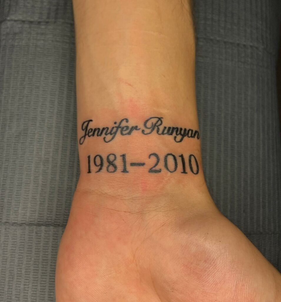 10+ Wrist Name Tattoo Ideas That Will Blow Your Mind! 17 Memorial Tattoo