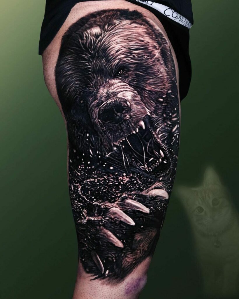 13+ Mens Thigh Tattoo Ideas To Inspire You 12 Men's Upper Thigh Side Tattoo