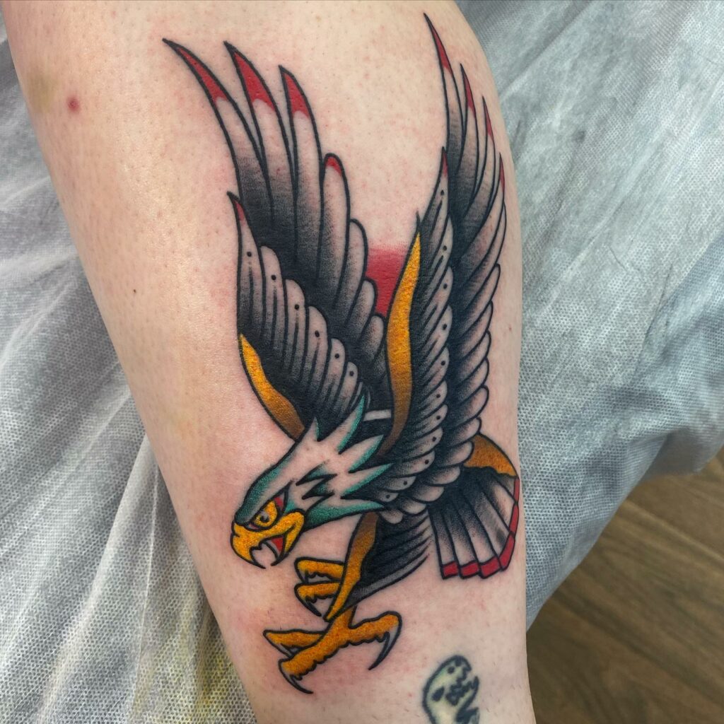 11+ Forearm Eagle Tattoo Ideas That Will blow Your Mind! 11 Mexican Eagle Tattoo