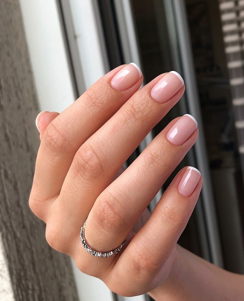 26 LATEST FRENCH MANICURE IDEAS TO TRY IN 2024! 18 Micro Metallic French