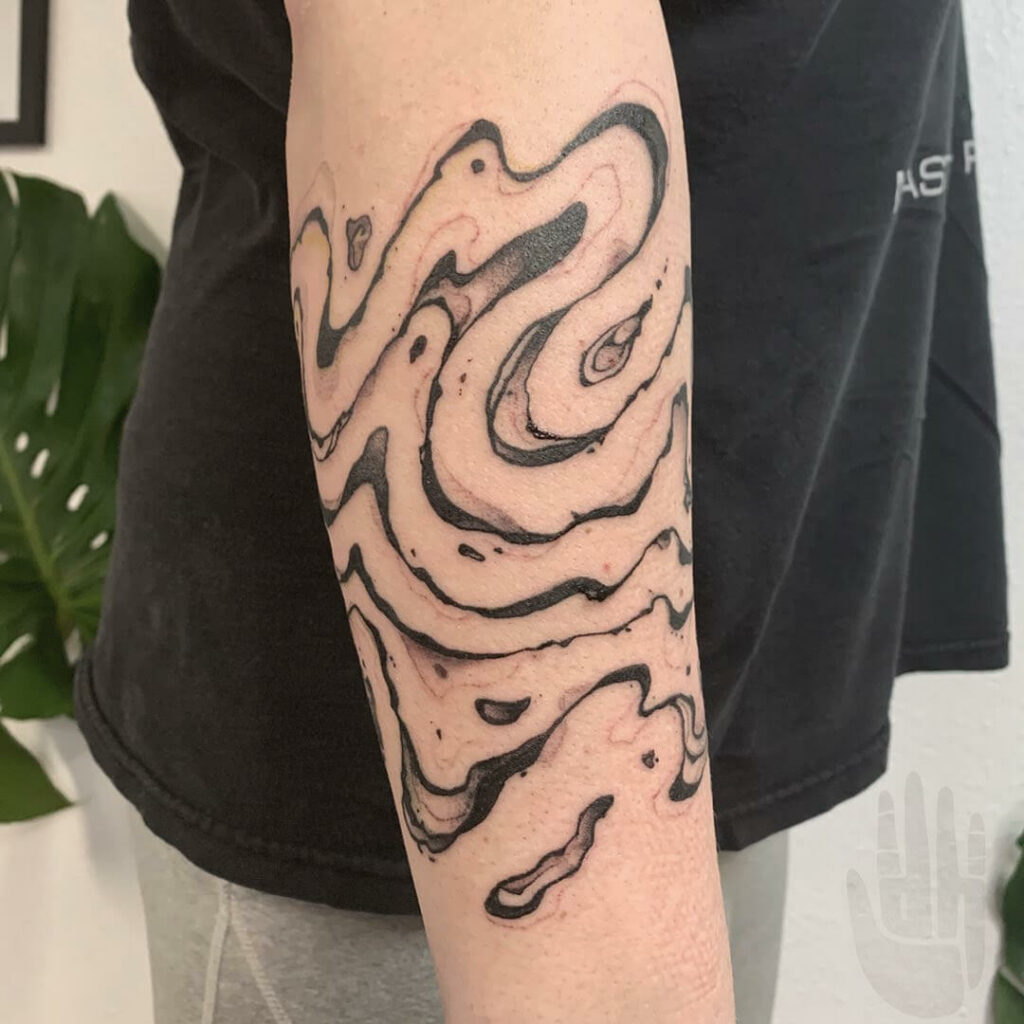 12+ Flow Tattoo Ideas To Inspire You! 11 Milky Space Flow