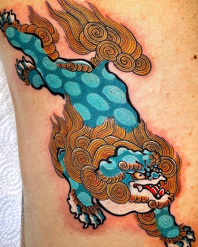 11+ Traditional Foo Dog Tattoo Ideas That Will Blow Your Mind! 18 Mini Foo Dog Tattoos