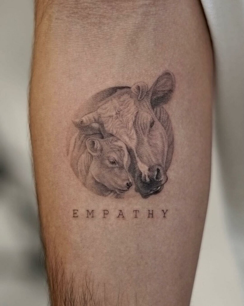 12+ Minimalist Cow Tattoo Ideas To Inspire You! 10 Minimalist Cow Tattoo