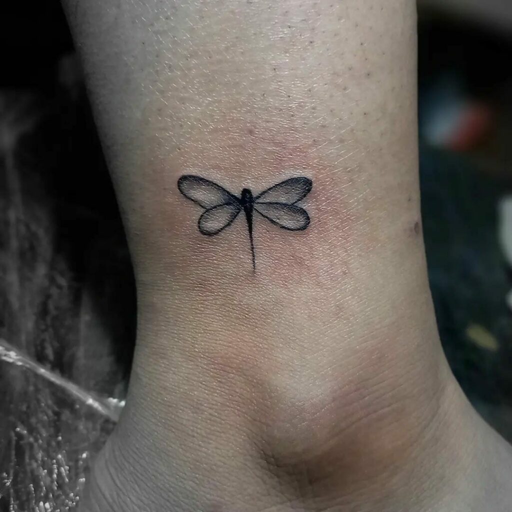 11+ Feminine Minimalist Tattoo Ideas That Will Blow Your Mind! 14 Minimalist Dragonfly Tattoo Designs