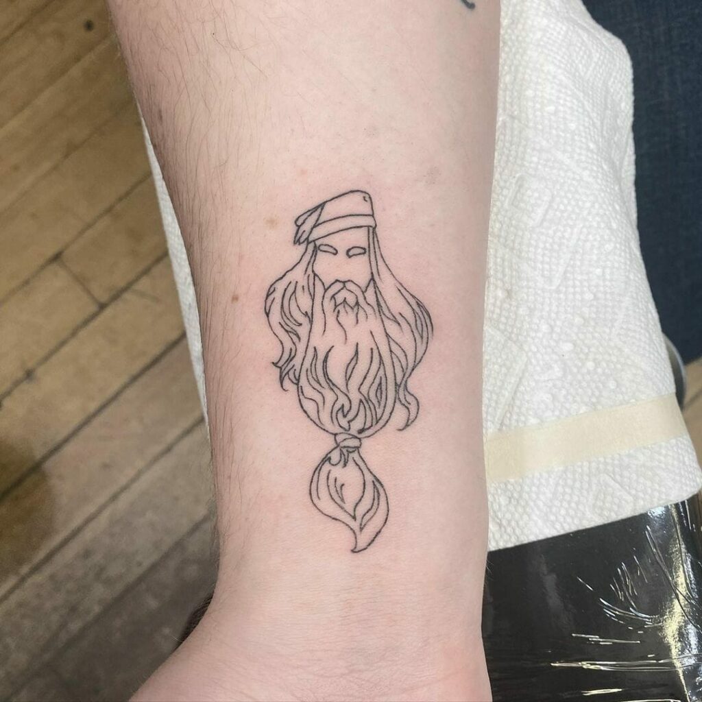 11+ Dumbledore Tattoo Ideas You'll Have To See To Believe! 12 Minimalist Dumbledore Hand Tattoo