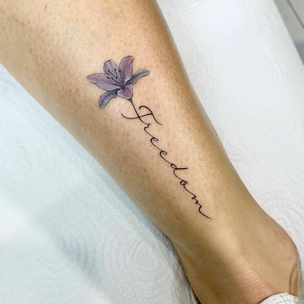 12+ Break Free Tattoo Ideas To Inspire You 19 Minimalistic Flower Freedom Tattoo