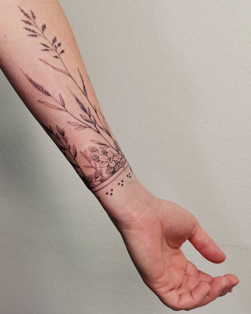 11+ Outdoors Tattoo Ideas That Will Blow Your Mind! 12 Minimalistic Flower Tattoo