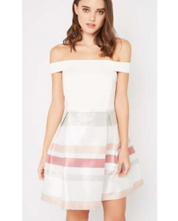 Miss Selfridge – Petite Bardot Prom Dress £41 Miss Selfridge £41
