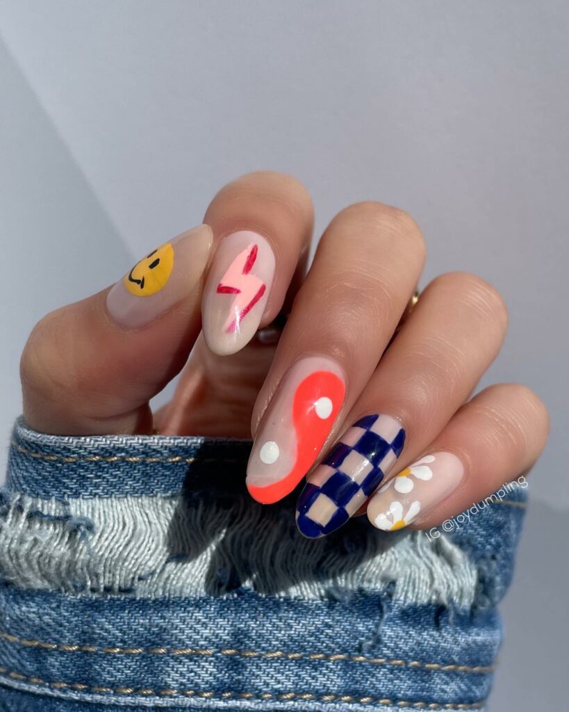 27 Latest Yin-Yang Nail Designs To Try In 2024! 25 Versatile Mix and Match Yin Yang Nails