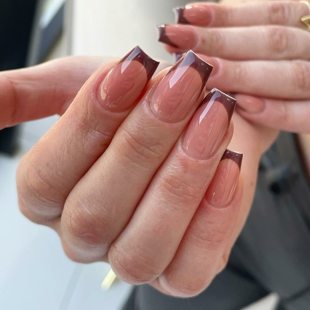 40 Latest Brown French Tip Nail Ideas To Try in 2024! 31 Rich Mocha Hues on Brown French Nails