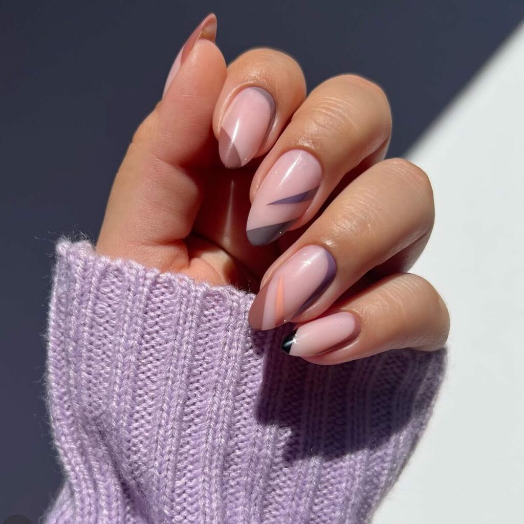Try Out 40 Simple and Elegant Nail Designs for 2024 23 Modern Art nails