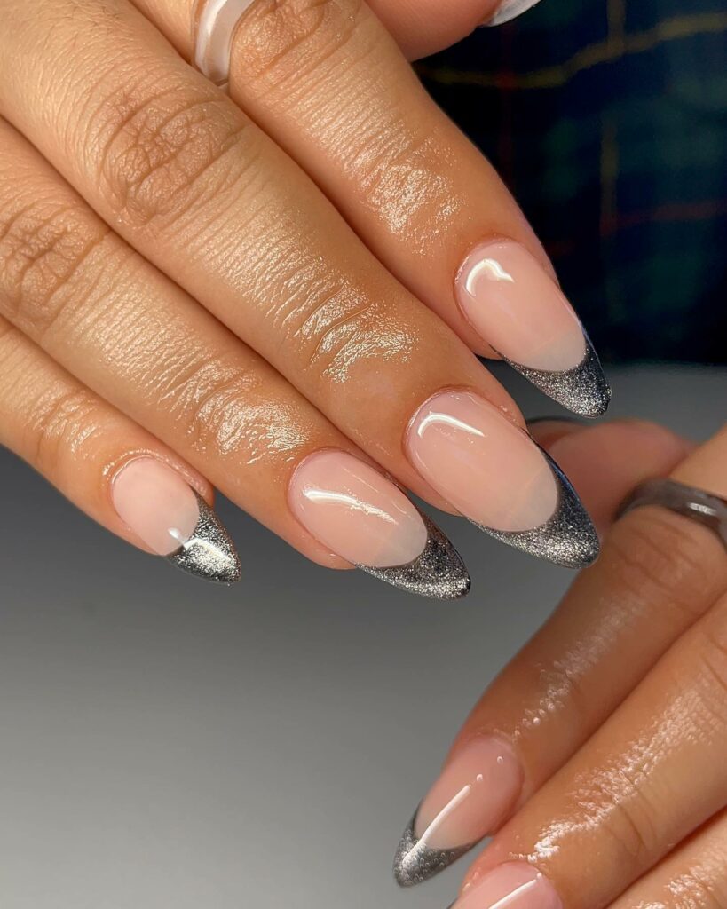 Captivating Cat-Eye Nail Designs to Try in 2024 π» 24 Modern French