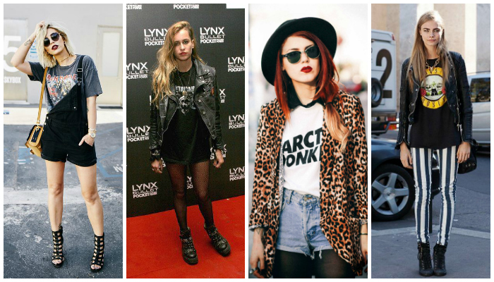 Expert Tips on How to Dress Grunge Style 38 Modern Grunge Outfit Inspiration Band T-Shirt