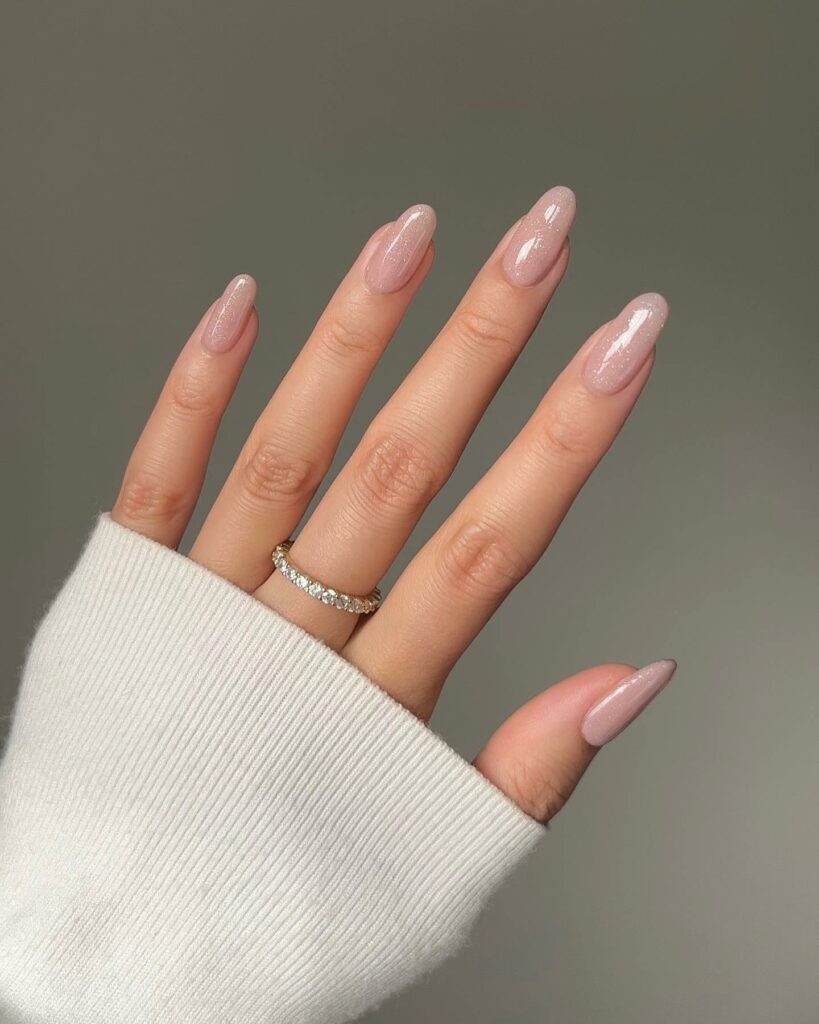 50 Latest Nude Nail Designs To Try In 2024 22 Glossy Nude Nails