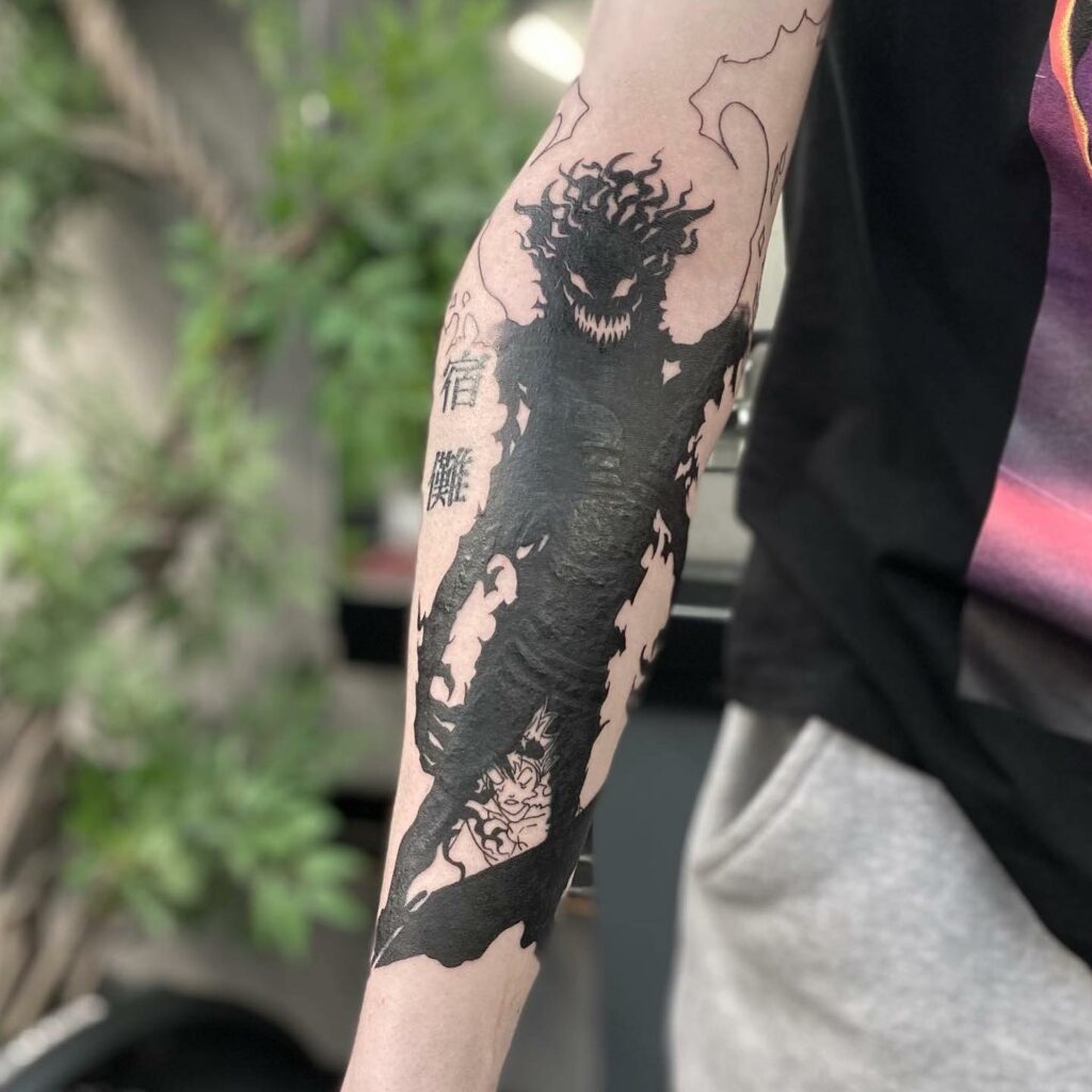 11+ Simple Black Tattoo Cover-up Ideas That Will Blow Your Mind! 12 Monster Cover-Up Tattoo On Forearm
