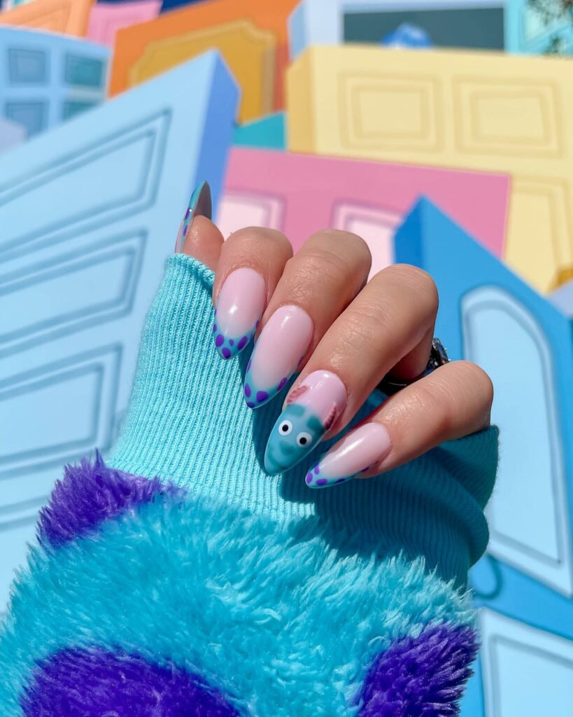 50 Latest Disney Nails Ideas To Try In 2024! 25 Monster Inc Inspired Disney Nails