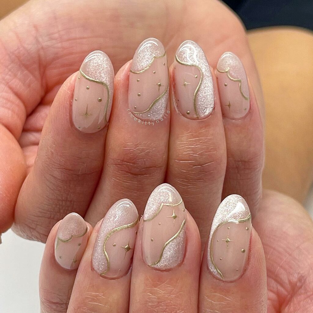 Captivating Cat-Eye Nail Designs to Try in 2024 π» 40 Moody Jewel Tones cat eye nails