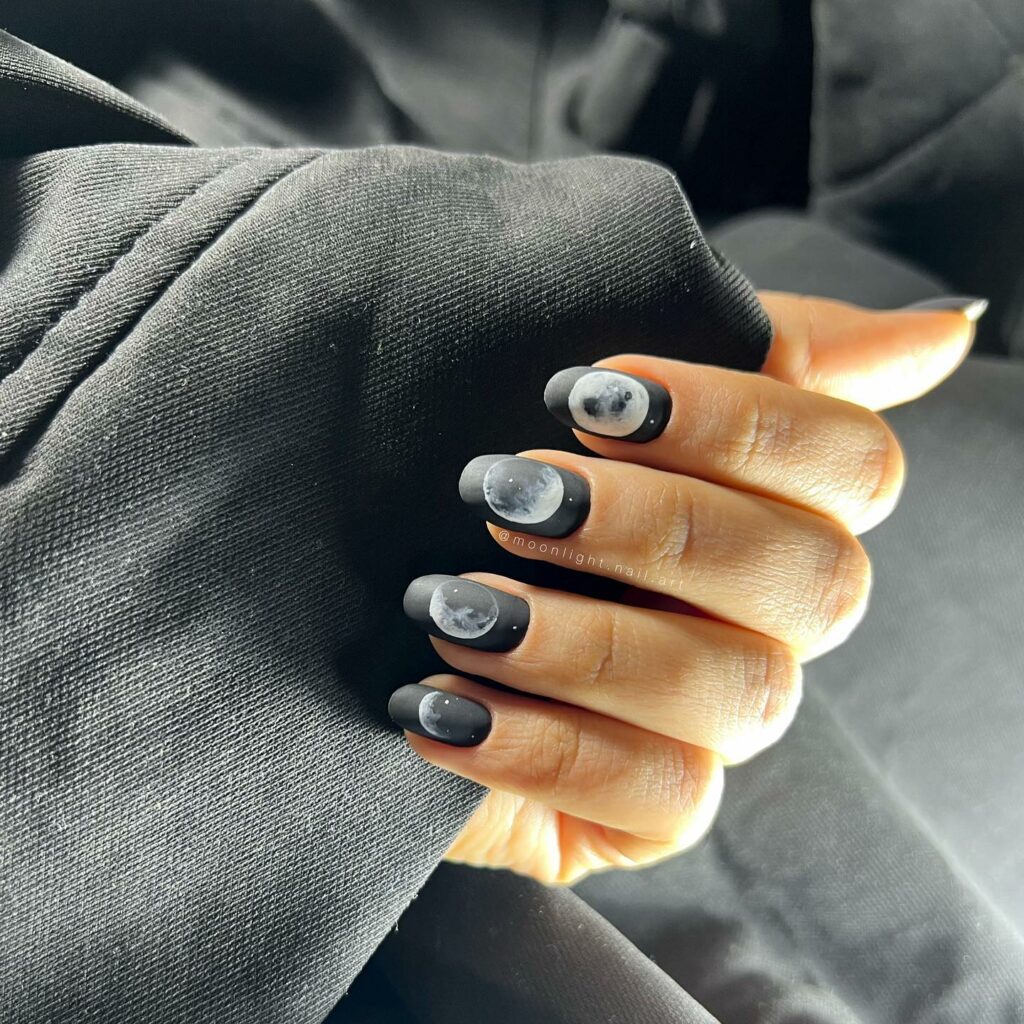 30 Latest November Nail Designs To Try This Fall 38 Moon Phases nails