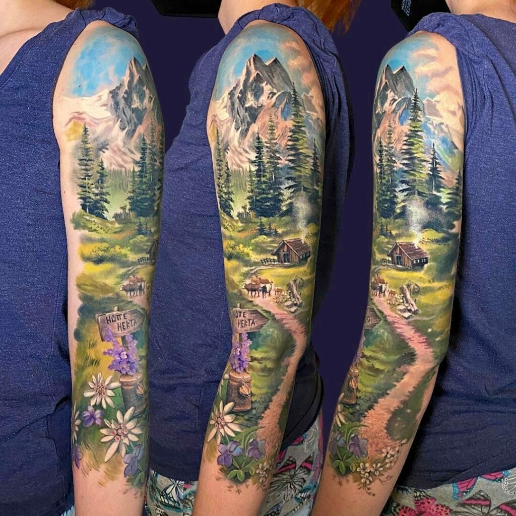 11+ Nature Tattoo Sleeve That Will Blow Your Mind! 10 Mother Nature Tattoo