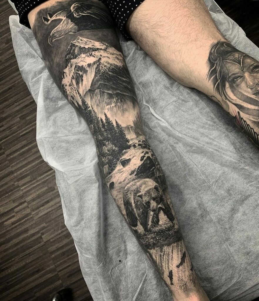 11+ Outdoors Tattoo Ideas That Will Blow Your Mind! 11 Mother Nature Tattoos