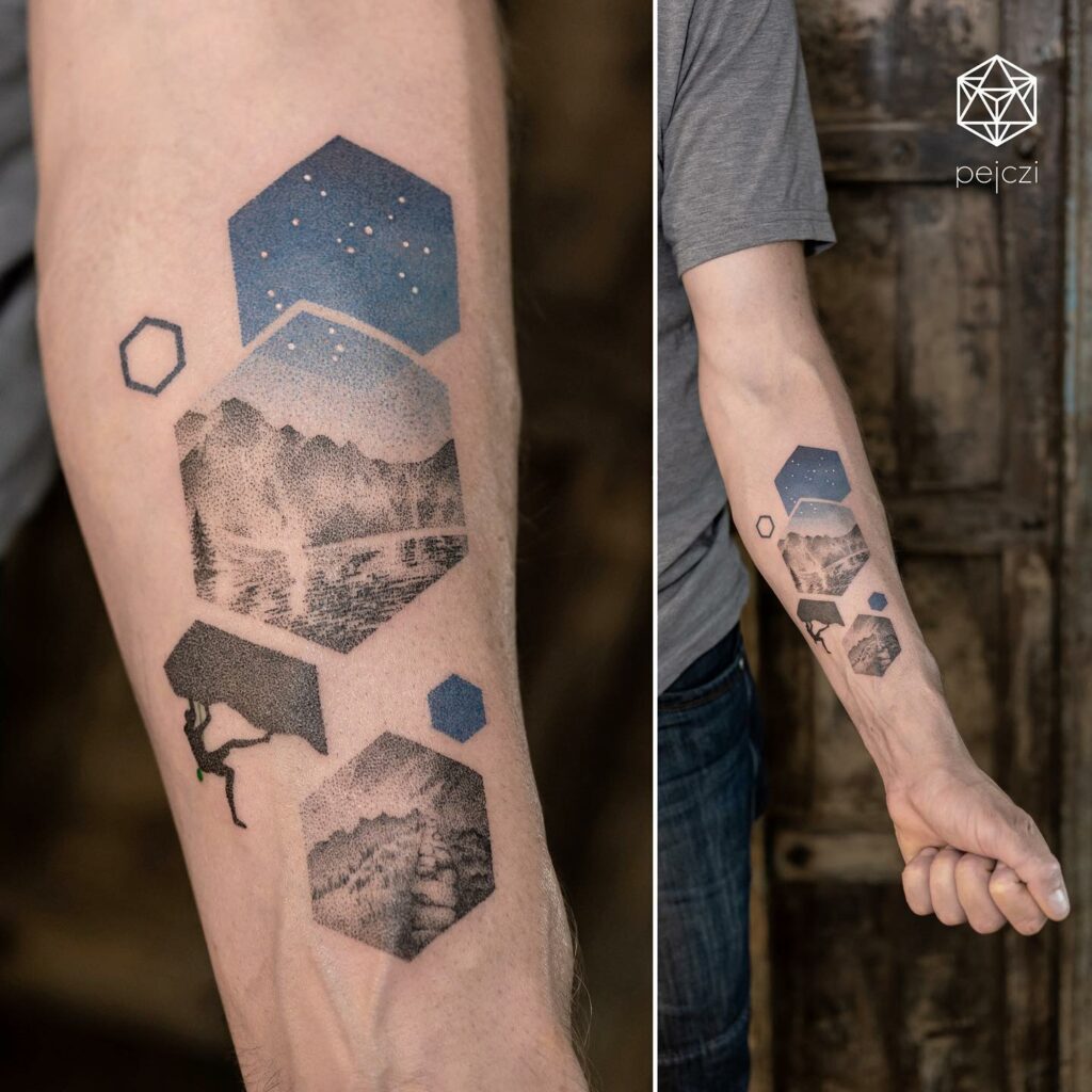 13+ Mountains Tattoos Ideas To Inspire You! 18 Mountain Climbing Lover Tattoo