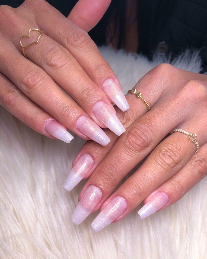 Get Graceful with 30 Ballerina Nail Designs for 2024 19 Narrow and Pearlized
