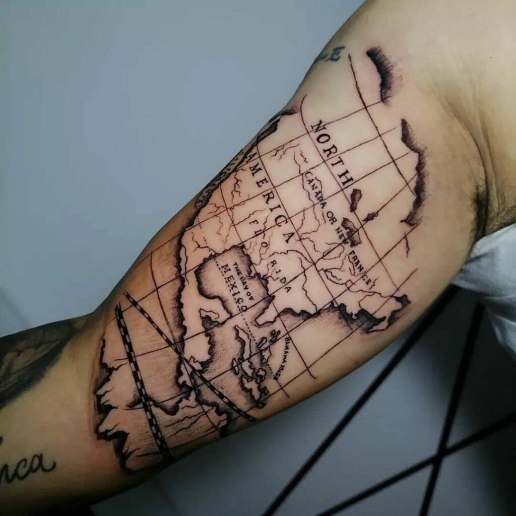 11+ Stomach Tattoo Men Ideas That Will Blow Your Mind! 10 Naval Map Tattoo ideas