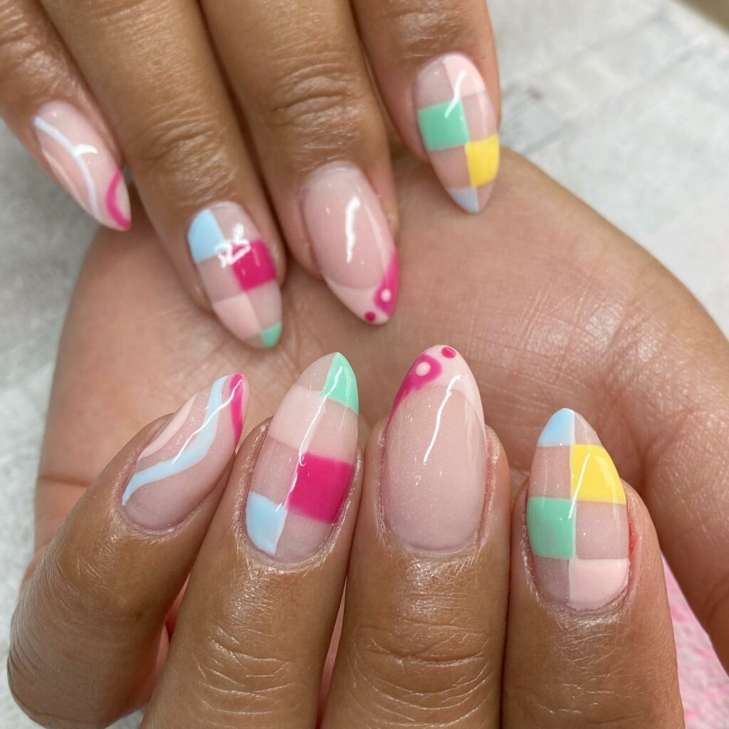 34 Latest Pastel Nail Designs To Try in 2024! 34 Negative Space pastel nails