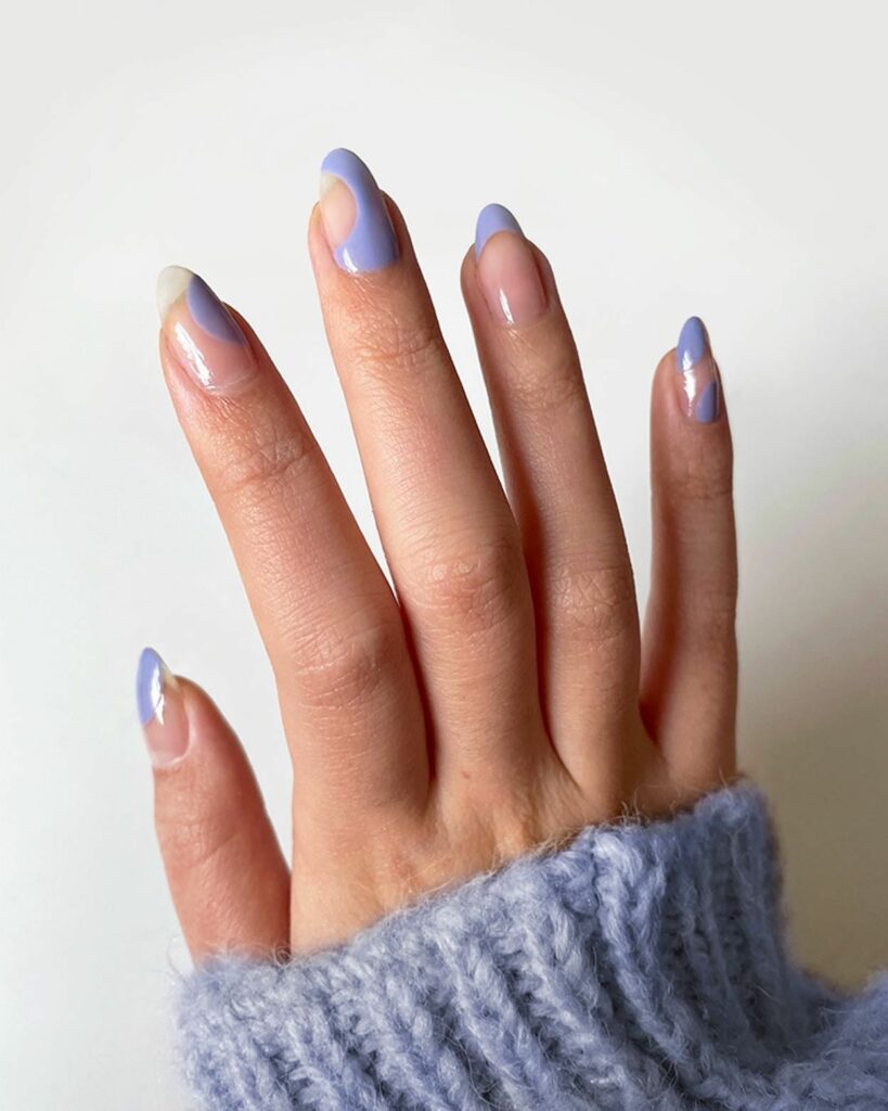Try Out 40 Simple and Elegant Nail Designs for 2024 15 Negative Space simple nails