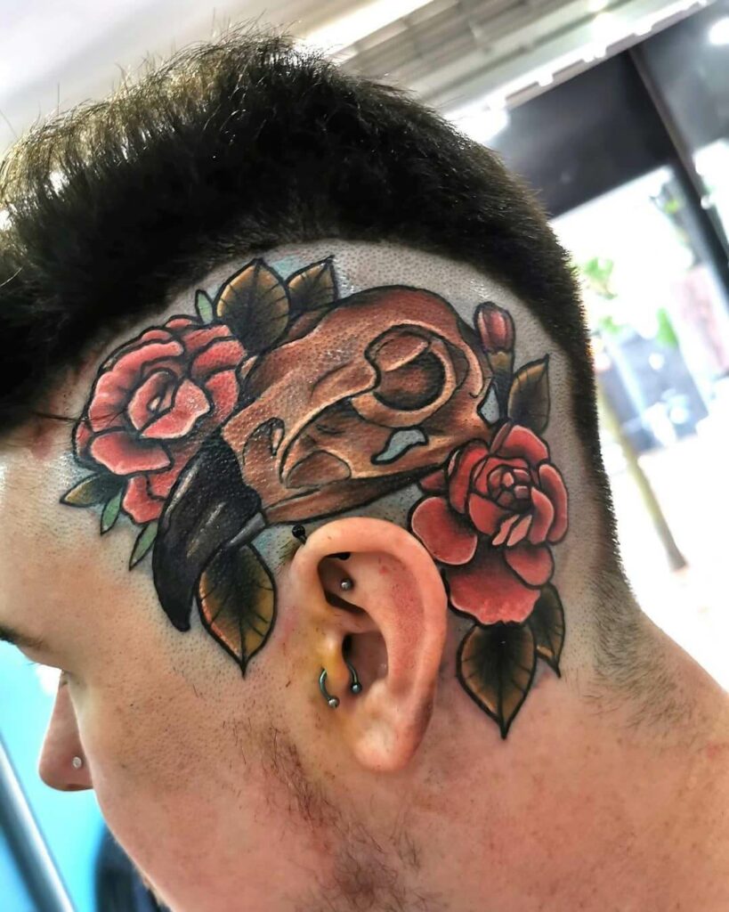 11+ Eagle Skull Tattoo Ideas That Will Blow Your Mind! 11 Neo Traditional Eagle Bird Skull Tattoo