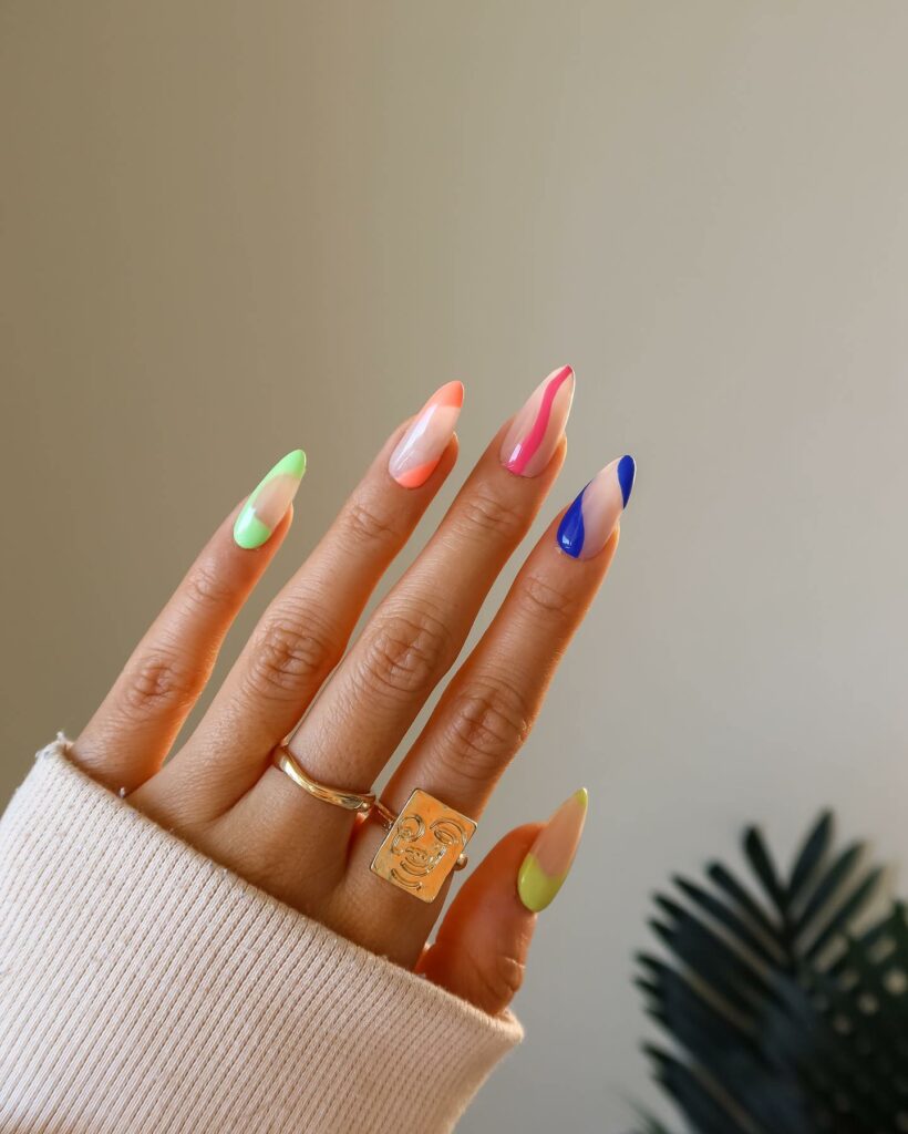 Exciting Birthday Nail Inspirations for 2024 π 37 Neon Bright and 21