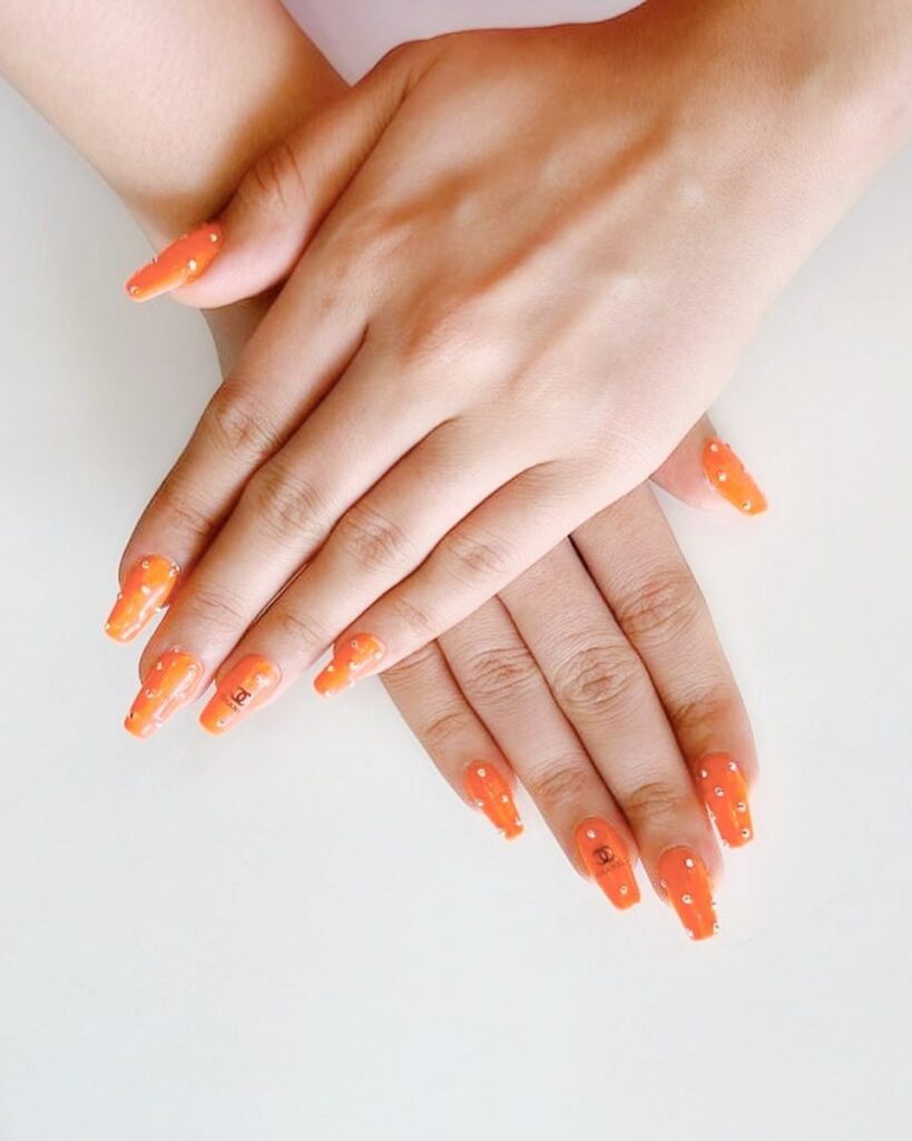 40 Latest Orange Nail Designs to Try in 2024 28 Neon Orange Strokes