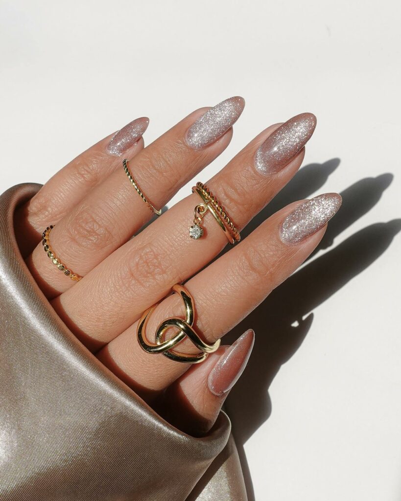 25 LATEST VELVET NAIL DESIGNS TO TRY IN JANUARY 2024! 19 Sleek Neutral Velvet Nails
