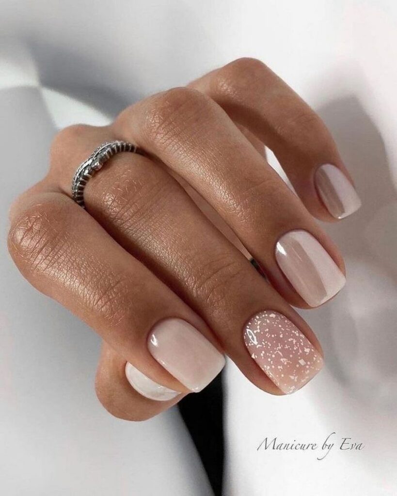 Shine Bright with 50 Rose Gold Nail Designs for 2024 37 Neutral rose gold nails
