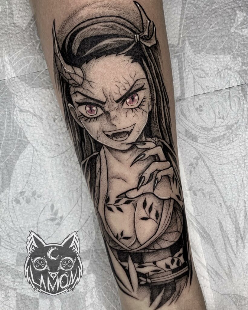 12+ Sexy Anime Tattoos Ideas To Inspire You! 17 Nezuko - Demon Slayer Tattoo