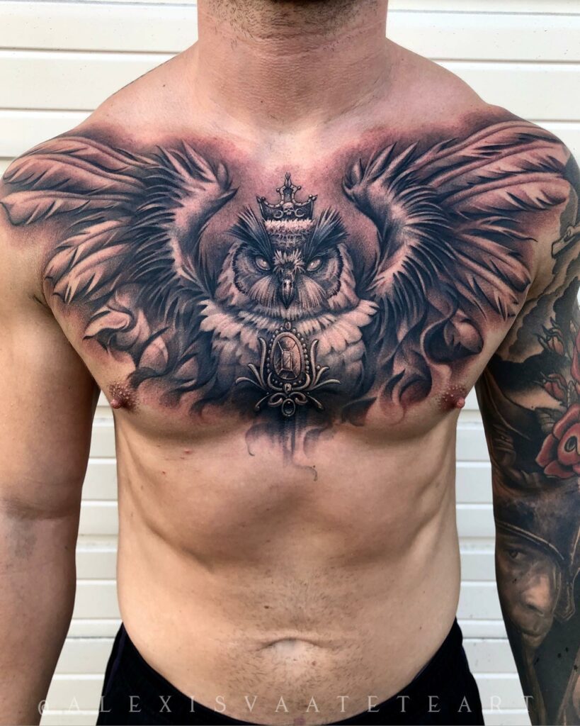 37+ Black Ink Tattoo Ideas That Will Blow Your Mind! 14 Nocturnal Tattoo Ink