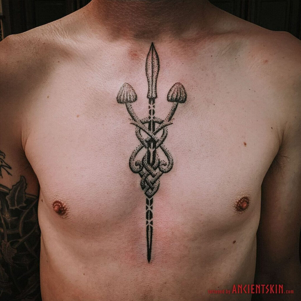 11+ Symbol Tattoo Ideas You Have To See To Believe! 13 Nordic Mushroom Tattoo Ideas For Men