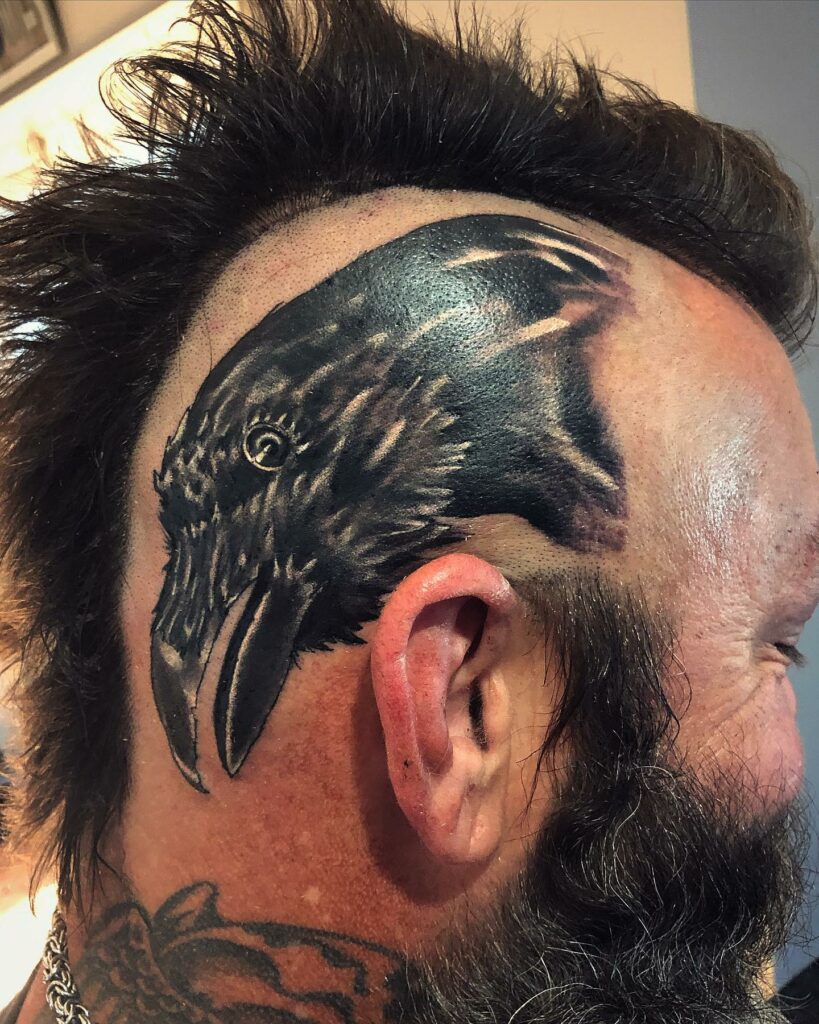 12+ Odins Ravens Tattoo Ideas To Inspire You! 17 Nordic Raven Tattoo